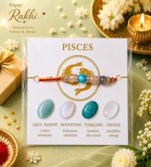 Pisces zodiac rakhi