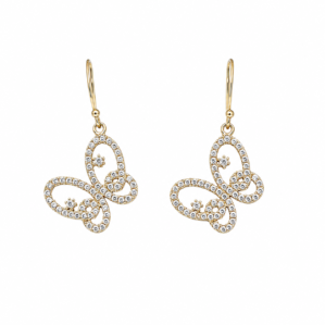 Luminous Flutter Earrings